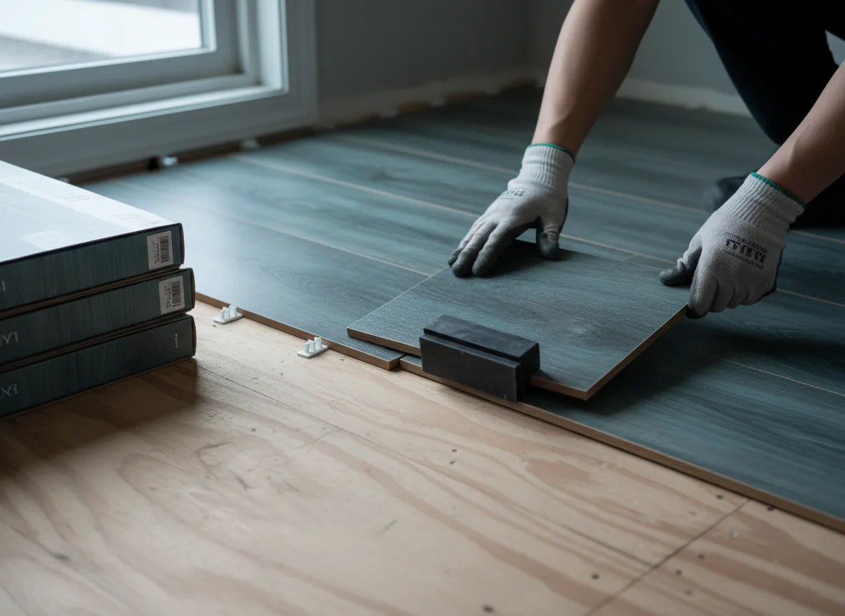 Luxury Vinyl Plank Installation company in Wright, KS